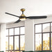 Fremont 60" Ceiling Fan Brushed Gold-Fans-Kuzco Lighting-Lighting Design Store