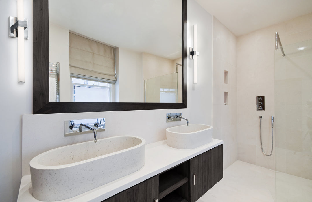 Fresno LED Vanity Chrome-Bathroom Fixtures-Kuzco Lighting-Lighting Design Store