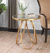 Montrez Accent Table Gold Leaf-Furniture-Uttermost-Lighting Design Store