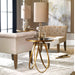 Montrez Accent Table Gold Leaf-Furniture-Uttermost-Lighting Design Store