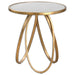 Montrez Accent Table Gold Leaf-Furniture-Uttermost-Lighting Design Store