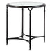 Samson Side Table Black w/ Silver-Furniture-Uttermost-Lighting Design Store