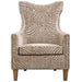 Kiango Arm Chair Stripes In Light, Airy Neutrals-Furniture-Uttermost-Lighting Design Store