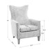 Kiango Arm Chair Stripes In Light, Airy Neutrals-Furniture-Uttermost-Lighting Design Store