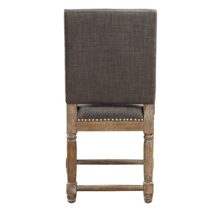 Laurens Accent Chair Weathered Gray-Furniture-Uttermost-Lighting Design Store