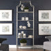 Aurelie Etagere Silver Leafed Iron w/ Clear-Furniture-Uttermost-Lighting Design Store