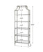 Aurelie Etagere Silver Leafed Iron w/ Clear-Furniture-Uttermost-Lighting Design Store