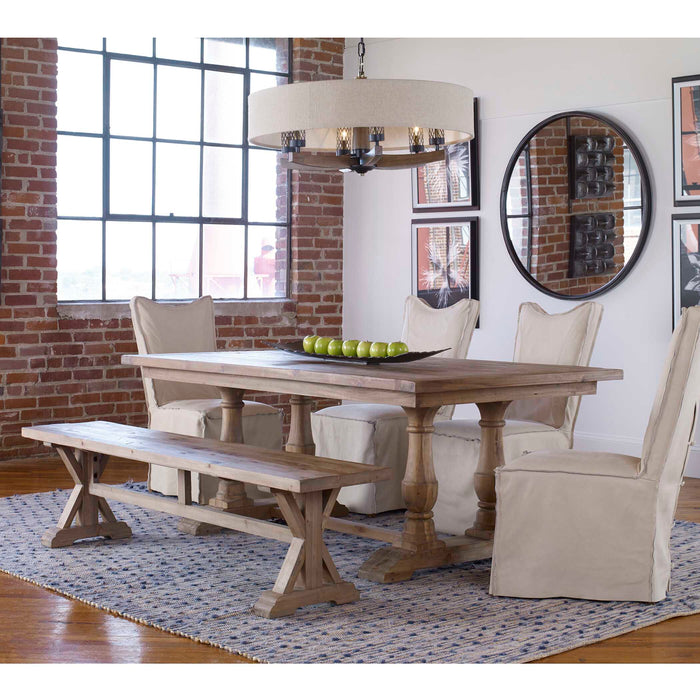 Stratford Dining Table Gray-Furniture-Uttermost-Lighting Design Store