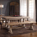 Stratford Bench Distressed Patina-Furniture-Uttermost-Lighting Design Store