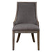 Aidrian Accent Chair Charcoal Gray-Furniture-Uttermost-Lighting Design Store