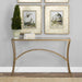 Alayna Console Table Antiqued Gold Leaf-Furniture-Uttermost-Lighting Design Store