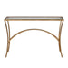 Alayna Console Table Antiqued Gold Leaf-Furniture-Uttermost-Lighting Design Store