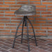 Kairu Bar Stool Gray Glazed-Furniture-Uttermost-Lighting Design Store