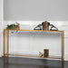 Hayley Console Table Antiqued Gold Leaf-Furniture-Uttermost-Lighting Design Store