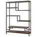 Sherwin Etagere Aged Black-Furniture-Uttermost-Lighting Design Store