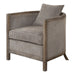 Viaggio Accent Chair Gray-Furniture-Uttermost-Lighting Design Store