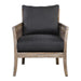 Encore Arm Chair Dark Gray-Furniture-Uttermost-Lighting Design Store