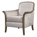 Brittoney Arm Chair Pecan-Furniture-Uttermost-Lighting Design Store