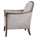 Brittoney Arm Chair Pecan-Furniture-Uttermost-Lighting Design Store