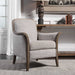 Brittoney Arm Chair Pecan-Furniture-Uttermost-Lighting Design Store