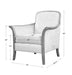 Brittoney Arm Chair Pecan-Furniture-Uttermost-Lighting Design Store