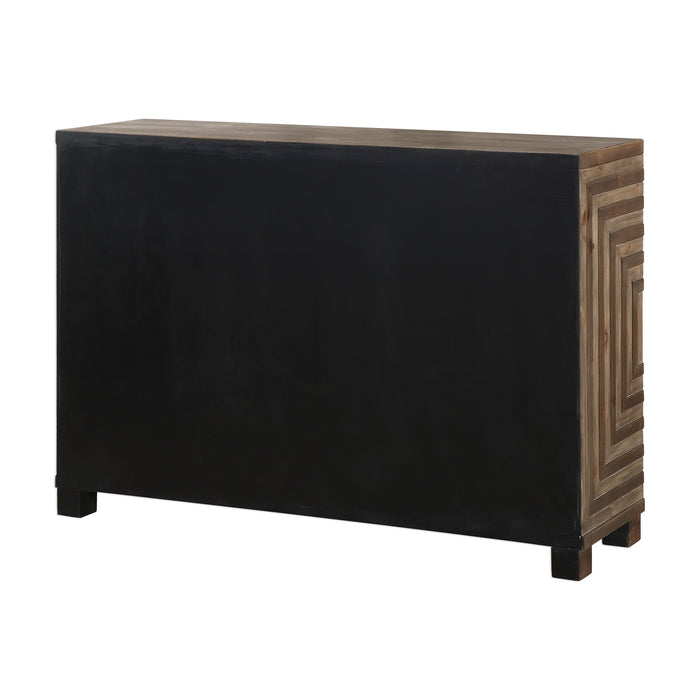 Layton Console Cabinet Rustic Two Toned-Furniture-Uttermost-Lighting Design Store