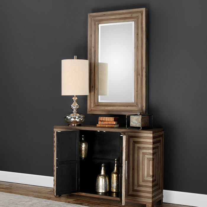 Layton Console Cabinet Rustic Two Toned-Furniture-Uttermost-Lighting Design Store