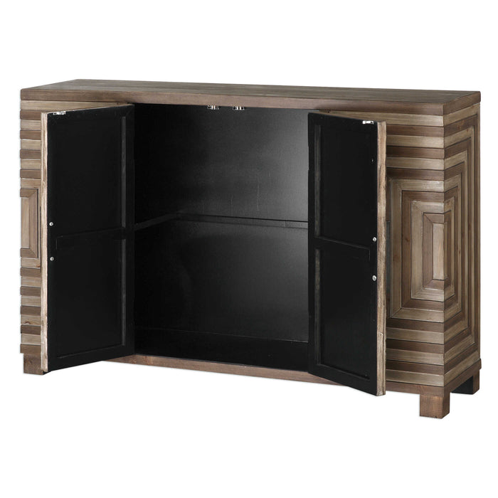 Layton Console Cabinet Rustic Two Toned-Furniture-Uttermost-Lighting Design Store
