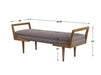 Waylon Bench Oak-Furniture-Uttermost-Lighting Design Store