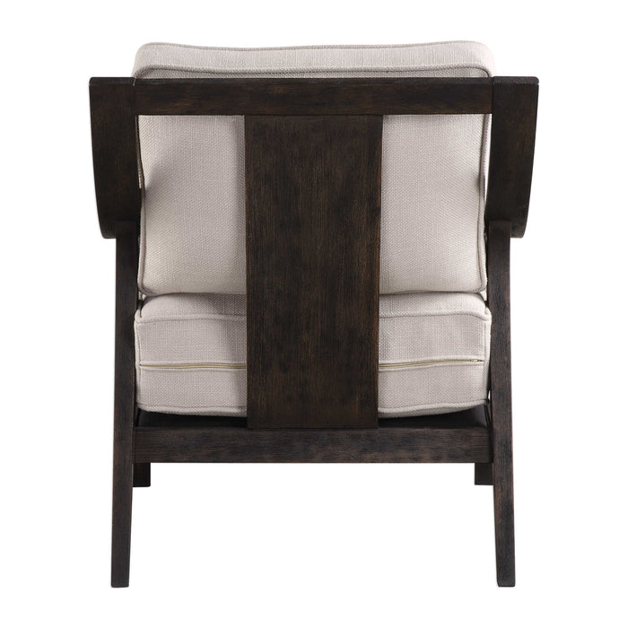 Lyle Accent Chair Walnut-Furniture-Uttermost-Lighting Design Store