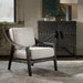 Lyle Accent Chair Walnut-Furniture-Uttermost-Lighting Design Store