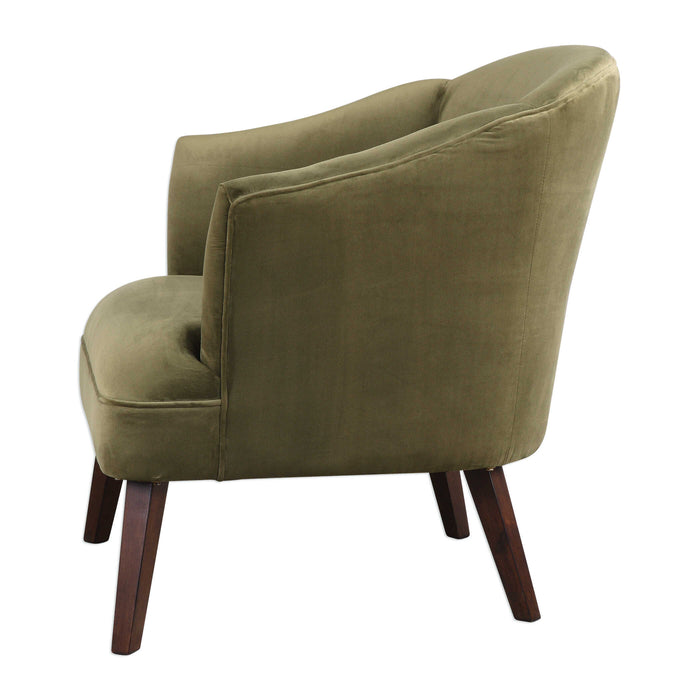 Conroy Accent Chair Olive Toned-Furniture-Uttermost-Lighting Design Store
