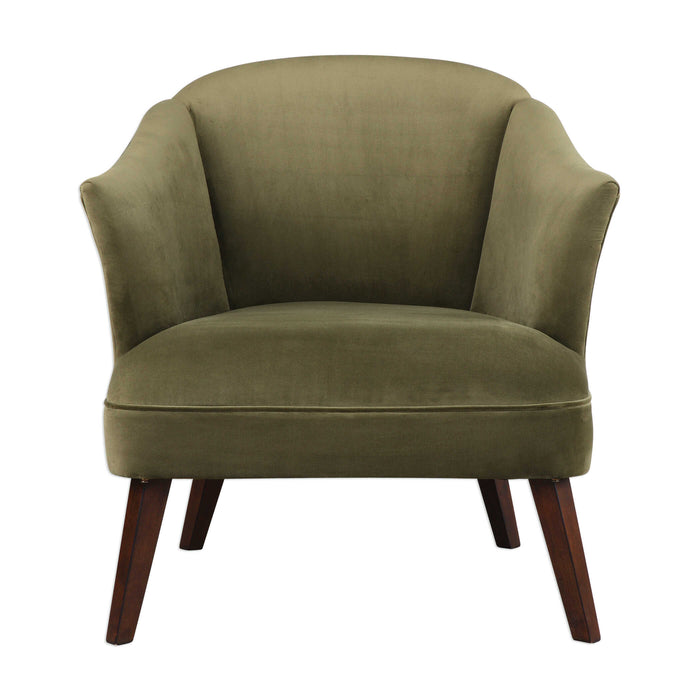 Conroy Accent Chair Olive Toned-Furniture-Uttermost-Lighting Design Store