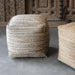 Shiro Pouf Butterscotch And Light Tan-Furniture-Uttermost-Lighting Design Store