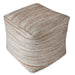 Shiro Pouf Butterscotch And Light Tan-Furniture-Uttermost-Lighting Design Store
