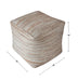 Shiro Pouf Butterscotch And Light Tan-Furniture-Uttermost-Lighting Design Store