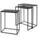 Coreene Nesting Tables, Set/3 Antique Bronze-Furniture-Uttermost-Lighting Design Store