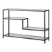 Leo Console Table Aged Gunmetal-Furniture-Uttermost-Lighting Design Store