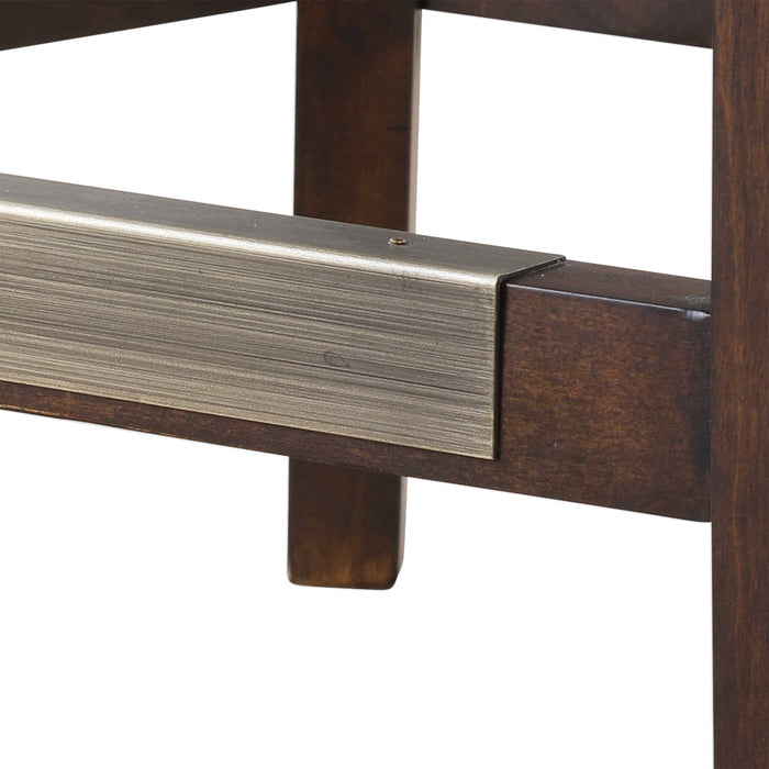 Dariela Counter Stool Antique Bronze-Furniture-Uttermost-Lighting Design Store