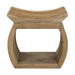 Connor Accent Stool Solid Wood-Furniture-Uttermost-Lighting Design Store