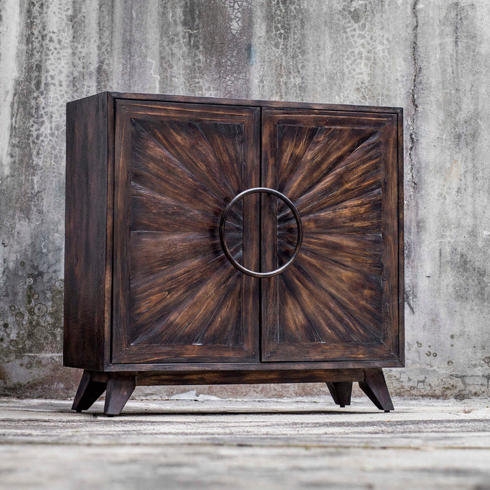 Kohana Console Cabinet Black-Furniture-Uttermost-Lighting Design Store