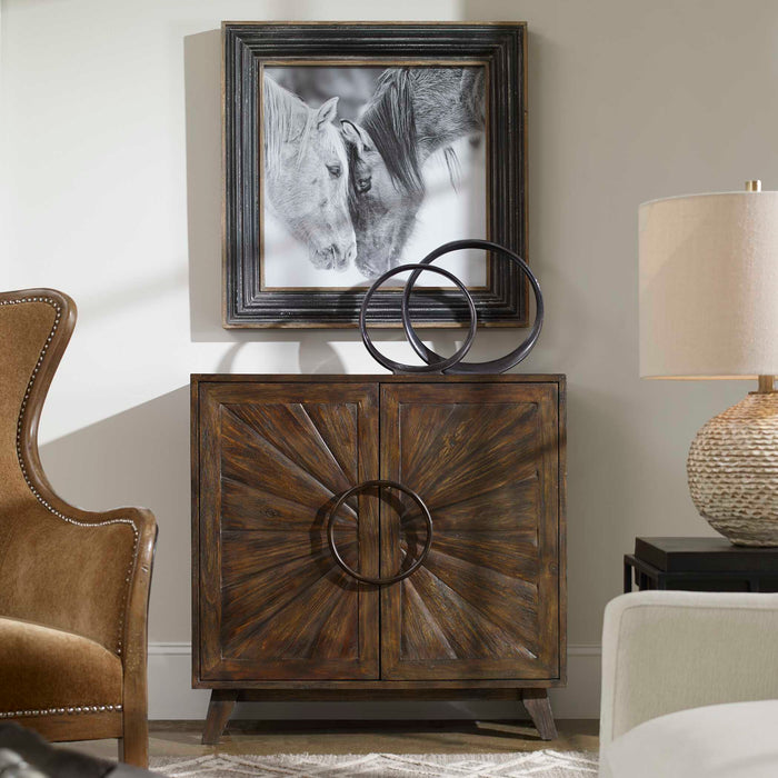 Kohana Console Cabinet Black-Furniture-Uttermost-Lighting Design Store