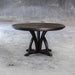 Maiva Dining Table Weathered Black-Furniture-Uttermost-Lighting Design Store