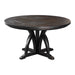 Maiva Dining Table Weathered Black-Furniture-Uttermost-Lighting Design Store