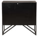 Zadie Cabinet Black Steel-Furniture-Uttermost-Lighting Design Store