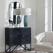 Zadie Cabinet Black Steel-Furniture-Uttermost-Lighting Design Store
