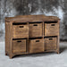 Ardusin Cupboard Gray-Furniture-Uttermost-Lighting Design Store