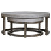 Aiyara Nesting Tables, Set/2 Rubbed Black Coffee-Furniture-Uttermost-Lighting Design Store