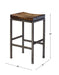 Beck Bar Stool Brushed Steel-Furniture-Uttermost-Lighting Design Store