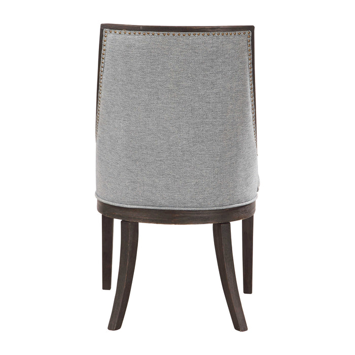 Janis Accent Chair Antique Brass-Furniture-Uttermost-Lighting Design Store